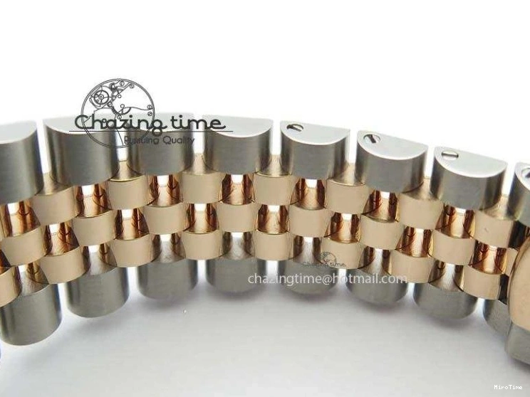 MiroTime 0313 Vibrant DateJust 41mm 126303 Noob 1:1 Best Edition RG Wrapped Brown Diam Dial Fluted Bezel On Jubilee Bracelet A 3781